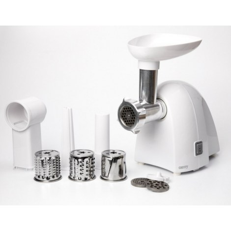 Meat mincer Camry | CR 4802 | White | 600-1500 W | Number of speeds 1 | Middle size sieve, mince sieve, poppy sieve, plunger, sa - 2